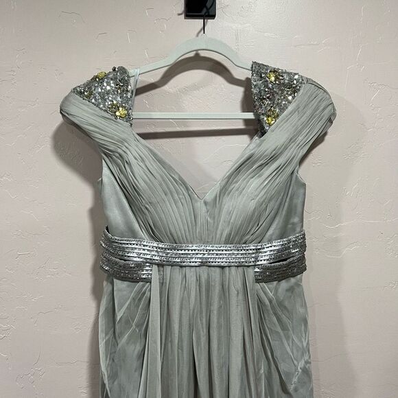 Silver Prom Dress - Picture 3 of 8